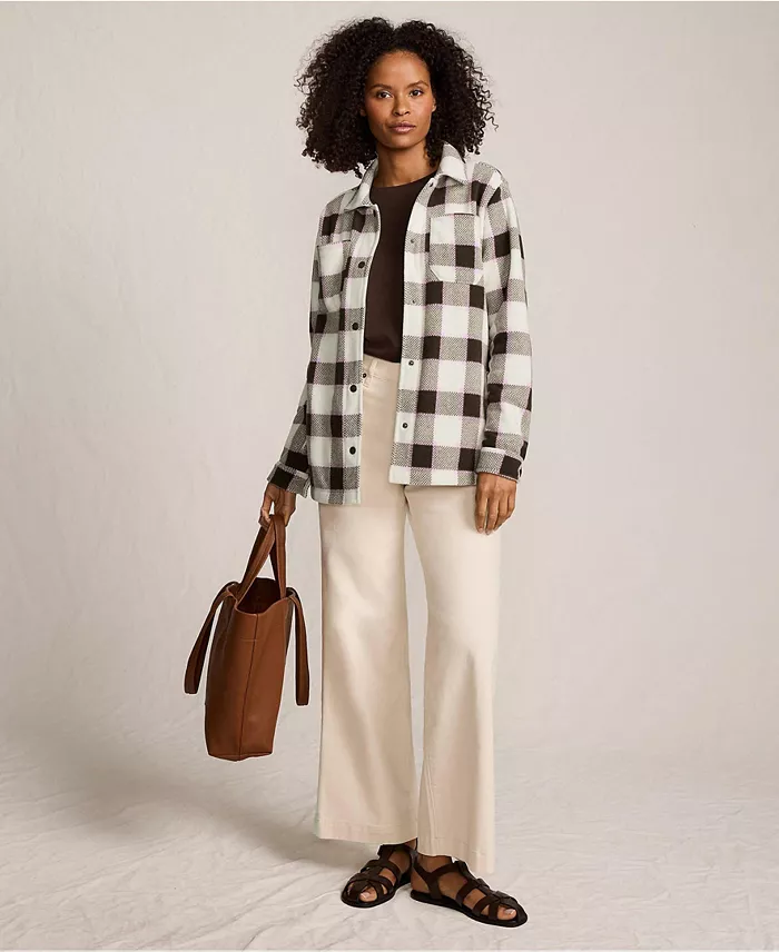Women's Print Anyweather Fleece Shirt Jacket - thumbnail 4