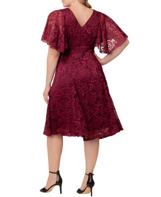 Plus Size Camille Lace Cocktail Dress