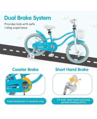 14/16/18 Inch Kids Bike with Dual Brakes and Adjustable Seat-16 inches