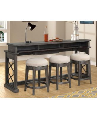 Parker House Sundance - Smokey Grey Swivel Stool