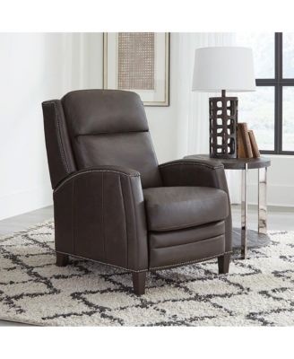 Vermont - Slate Noire Manual Pushback Recliner