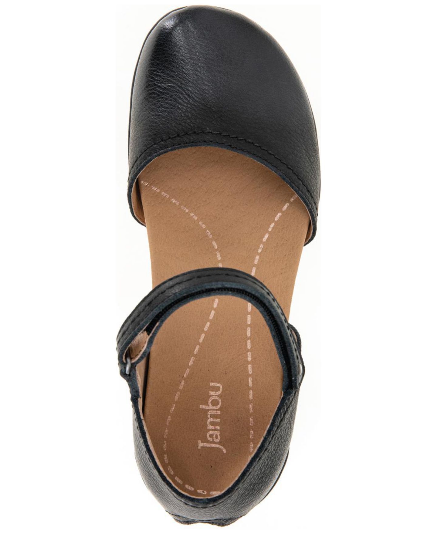 Обувь Jambu Women's Margo Mary Jane Casual Flat Shoes, цвет: Чёрный — фото 4