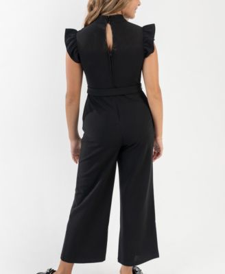 Girls' 7-16 Self-Tie Jumpsuit