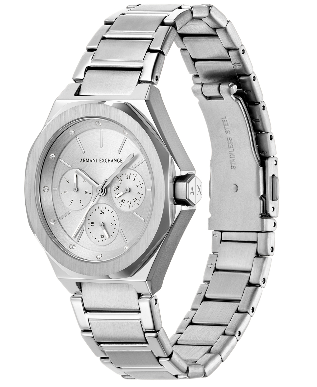 Armani Exchange Women's Multifunction Stainless Steel Watch, 36mm