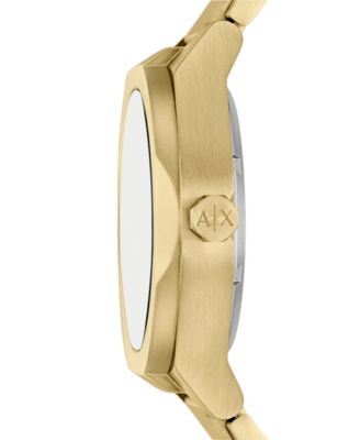 Armani Exchange Men's Sync Automatic Gold-Tone Stainless Steel Watch, 44mm
