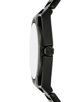 Armani Exchange Women's Three-Hand Black Stainless Steel Watch, 34mm