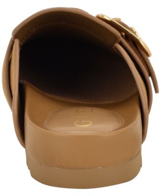 Womens Galavanta Buckle Slip-On Flat Clogs