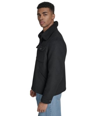 Men's Wool Blend Depot Sherpa Collar Jacket 