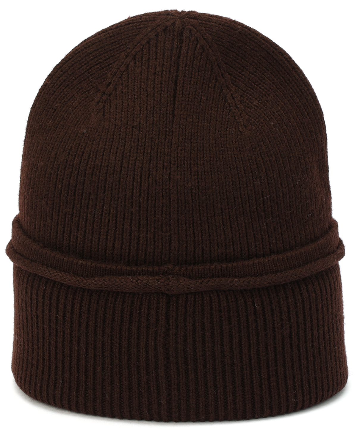 Michael Kors Women's Exposed Seam Cuff Beanie In Brown