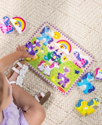 Melissa & Doug Unicorn Chunky Puzzle
