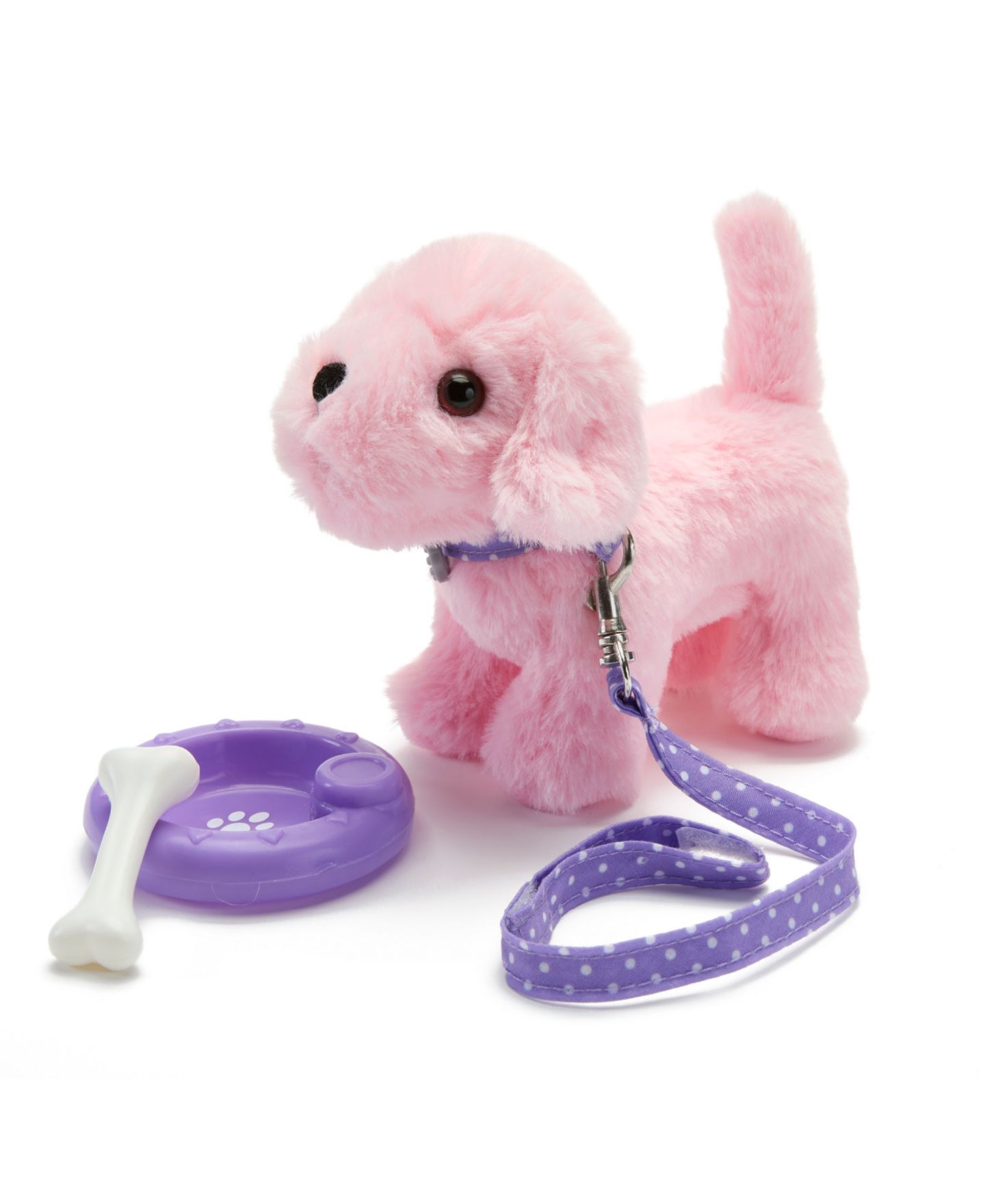 Детские куклы Journey Girls Playful Pet Plush Dog 5-Piece Set, Ages 5+, цвет: Фиолетовый — фото 1