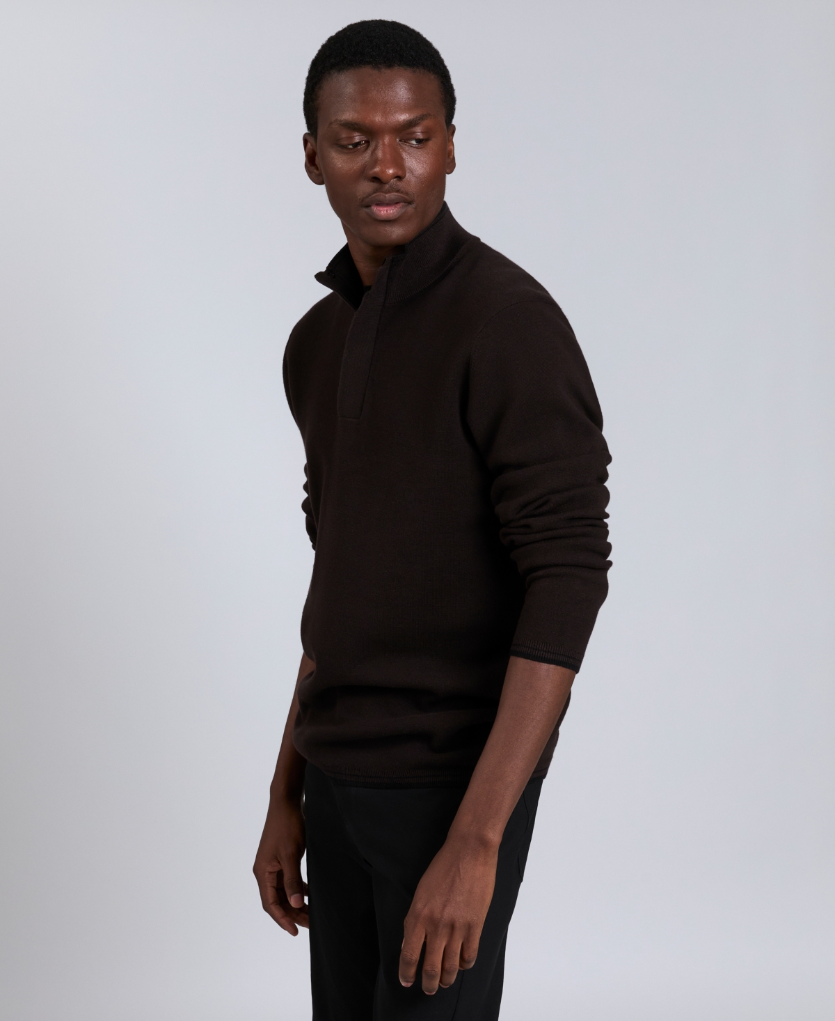 Kenneth Cole Men's Quarter Zip Sweater