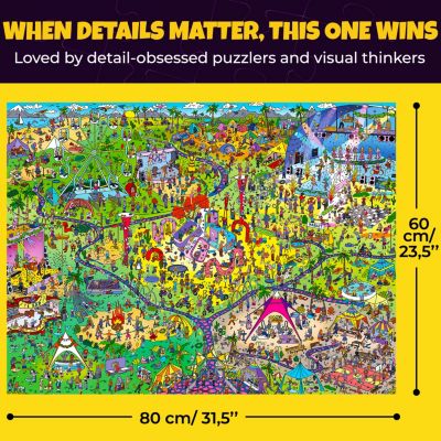 1000 Piece Puzzle for Adults with Hidden Secrets & Audio Story