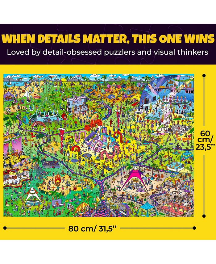 QUOKKA 1000 Piece Puzzle for Adults with Hidden Secrets & Audio Story - Multi - 1000 Pieces