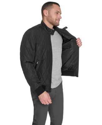 Men's Quilted Bomber Jacket