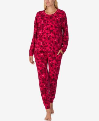 Sanctuary - Women's 2-Piece Long Sleeves Top and Joggers Pajama Set