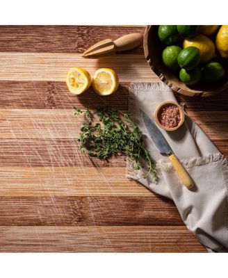 Duo Board - 24x24" Double Sided Surface Board, Aged Cutting Board/Butchers Board