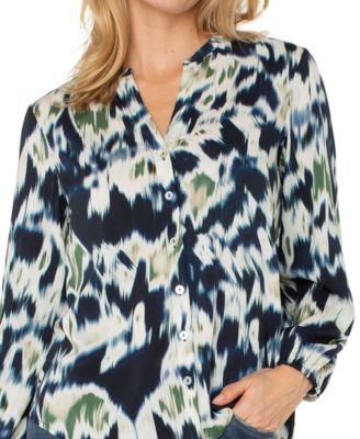 Women's Printed Long Sleeve Top
