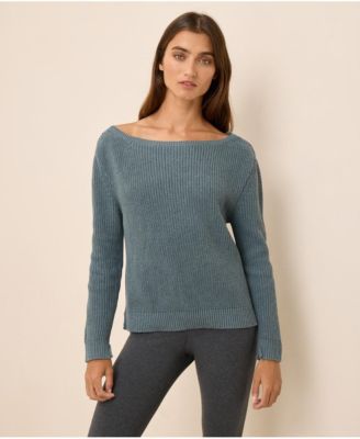 Women's Luxe Knit Boatneck Sweater