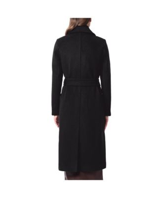 Women's Belted Wool Blend Coat