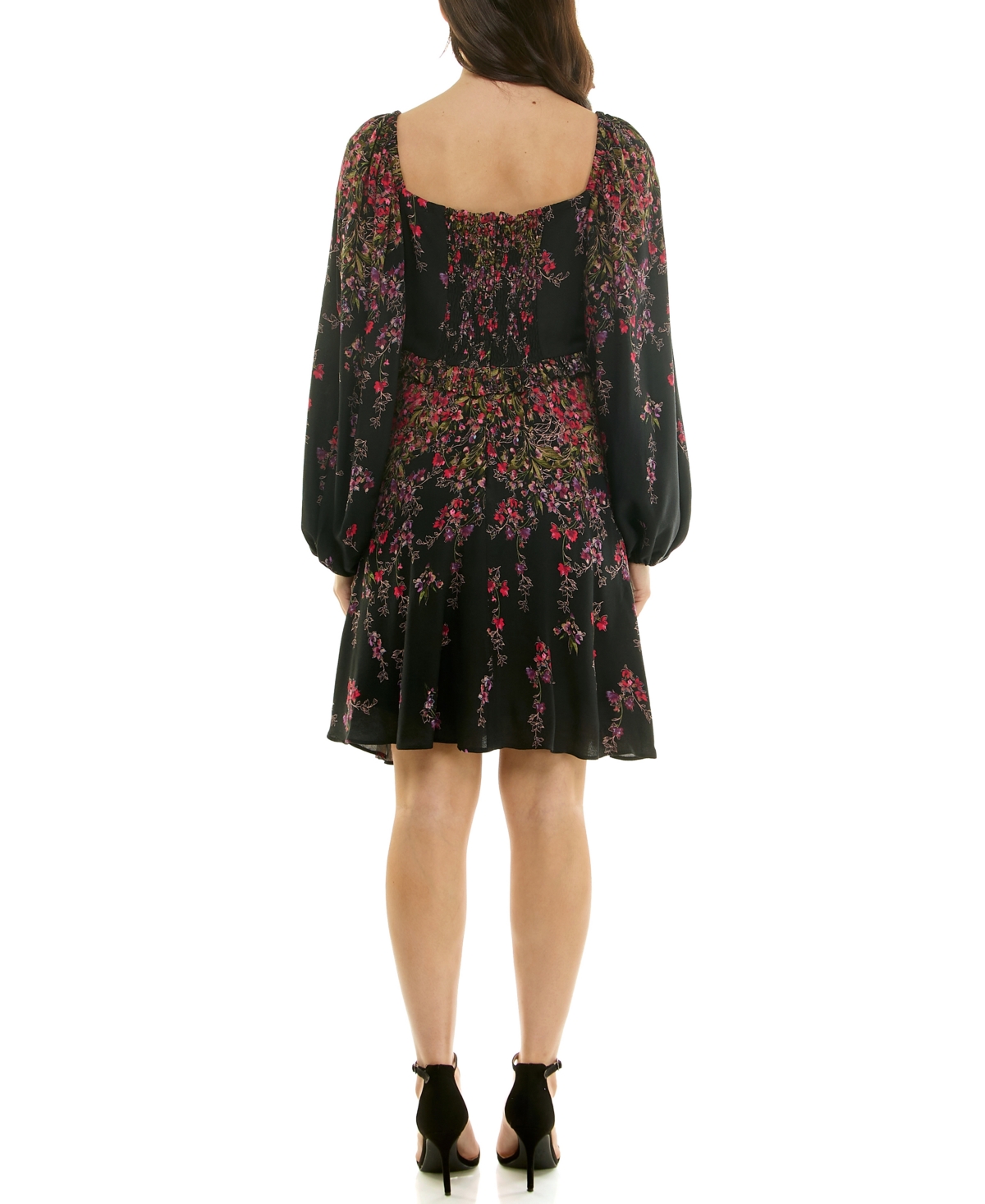 Taylor Women's Ruffled V-neck Dress In Multi