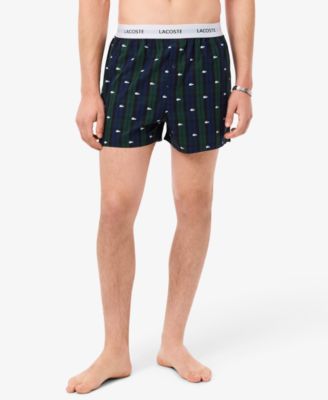 Men's 3-Pack Regular-Fit Woven Boxer Set