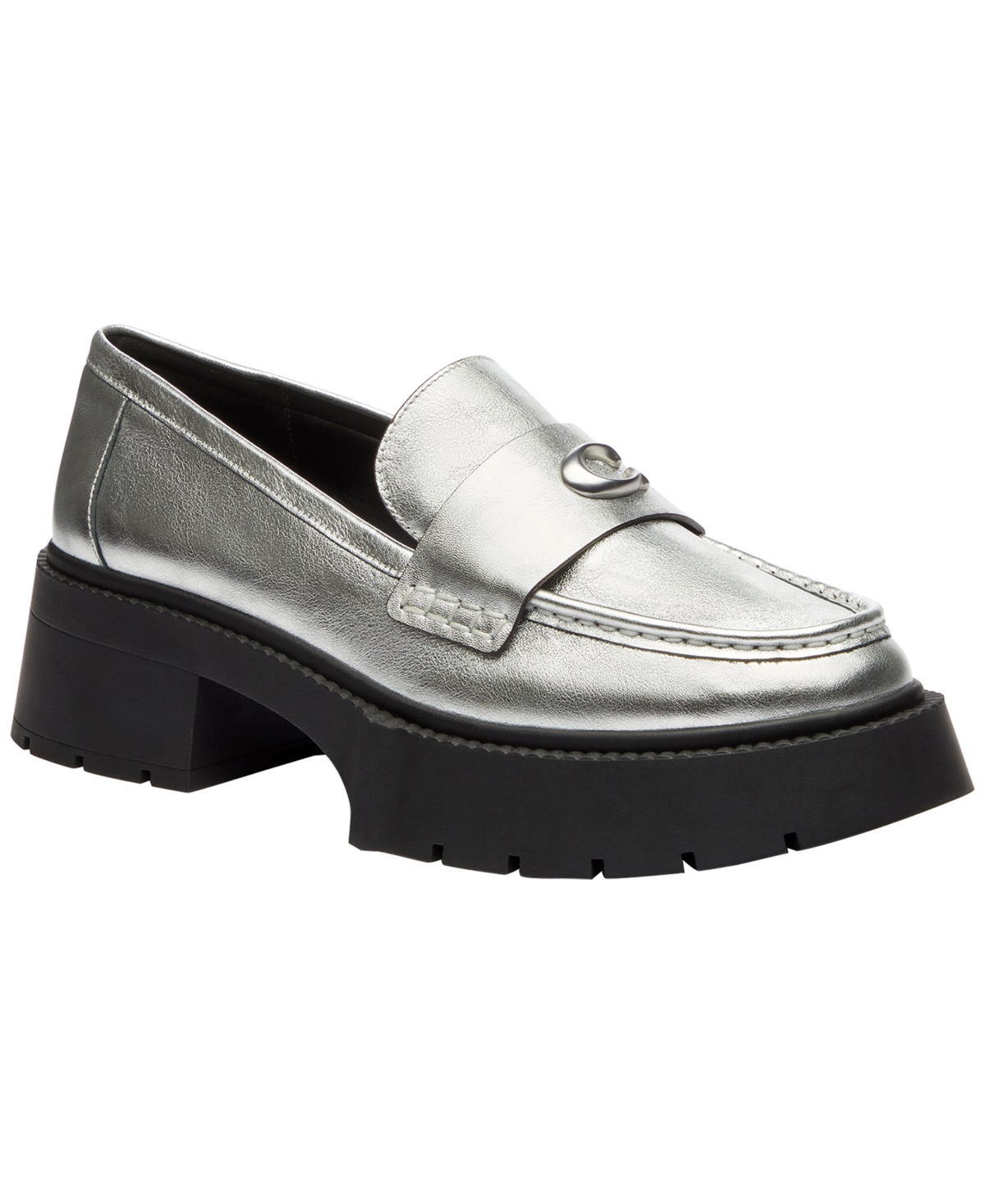 Coach Women's Leah Platform Lug Sole Loafers