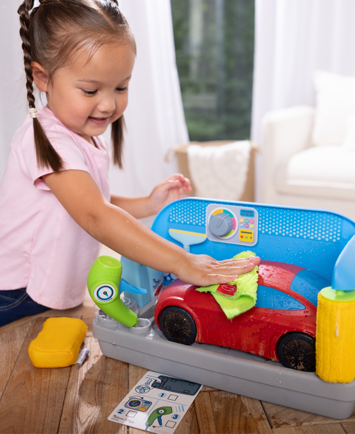 Melissa & Doug Water Wow Car Wash Play Set