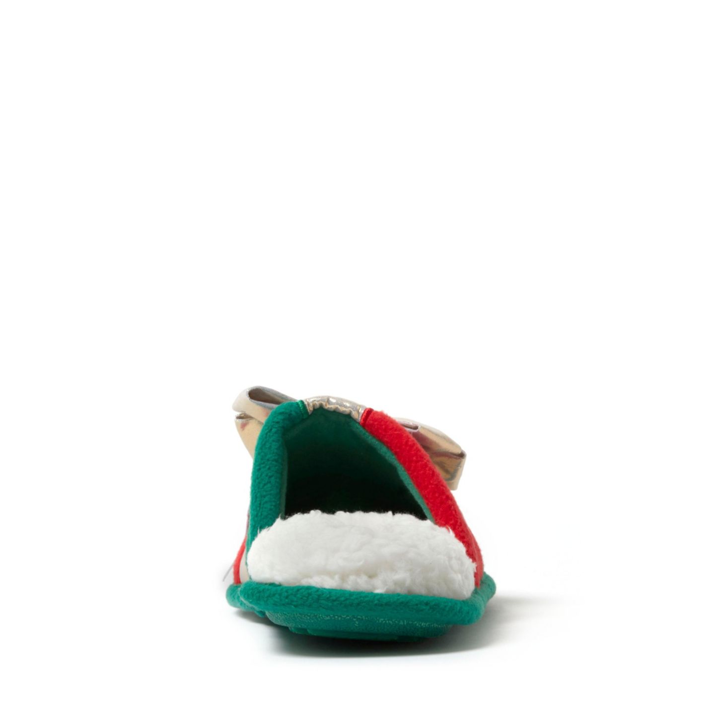 Мужские тапочки Dearfoams Unisex Novelty Holiday Christmas Scuff Slipper, цвет: Красный разноцветный — фото 3