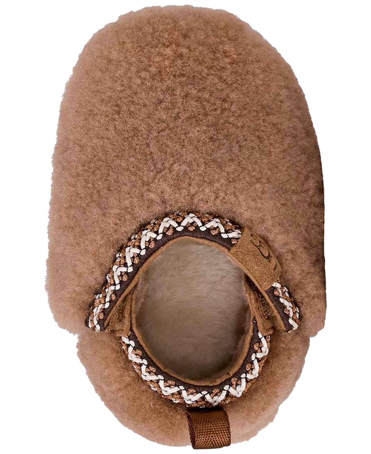 Ugg Baby Tasman Maxi Curly Slippers In Brown
