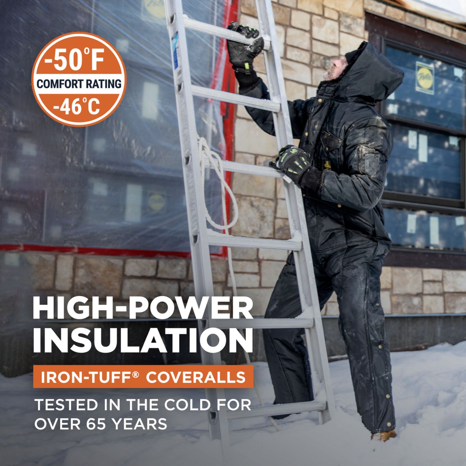 Men's Iron-Tuff Coveralls with Hood