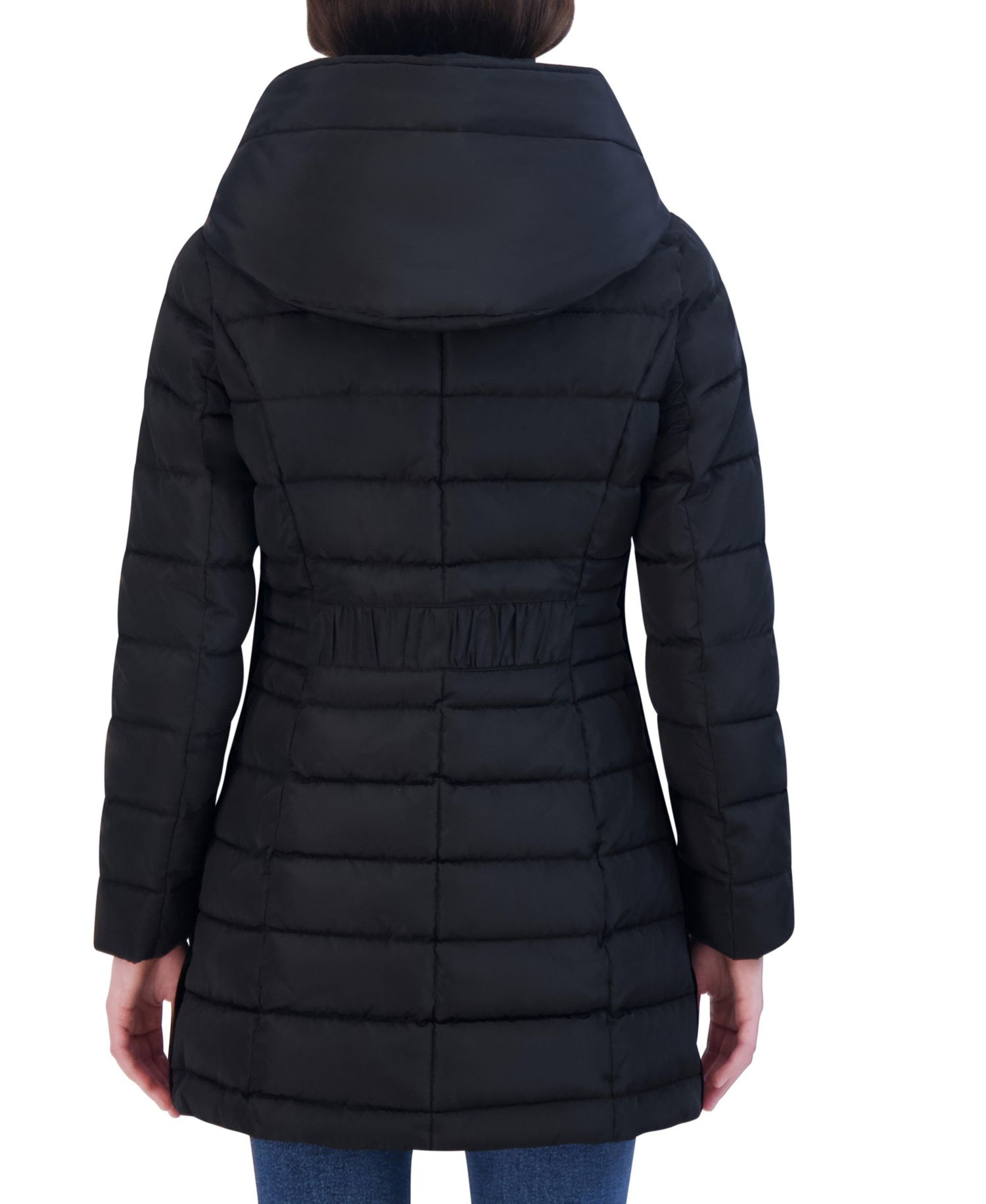 Women's Laundry By Shelli Sega Fitted Puffer Coat