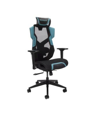 Gaming Chair With Lumbar Support,With Wheels for Computer/Desk/Office -Teal