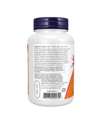 Sustained Release B-100 ,100 Tabs