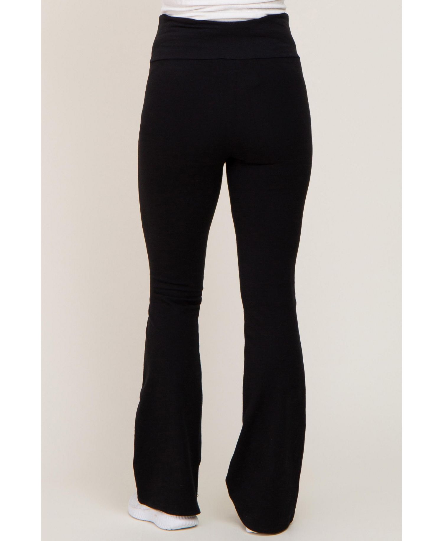 Women's Black Flared Leggings