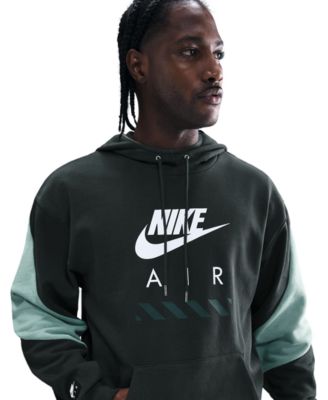 Men's Air Fleece Roomy-Fit Logo-Print Hoodie
