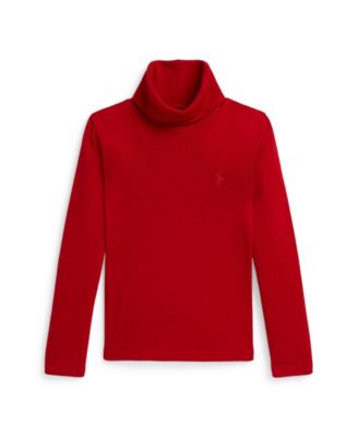 Polo Ralph Lauren - Girls 2T-6X Ribbed Cotton-Modal Turtleneck Sweater