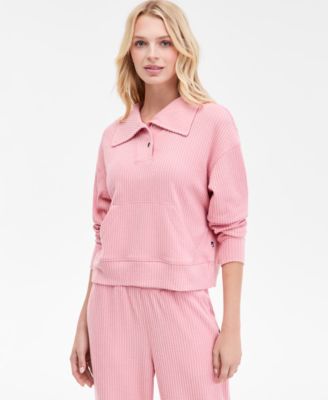 Women's High-Rise Wide-Leg Knit Pants