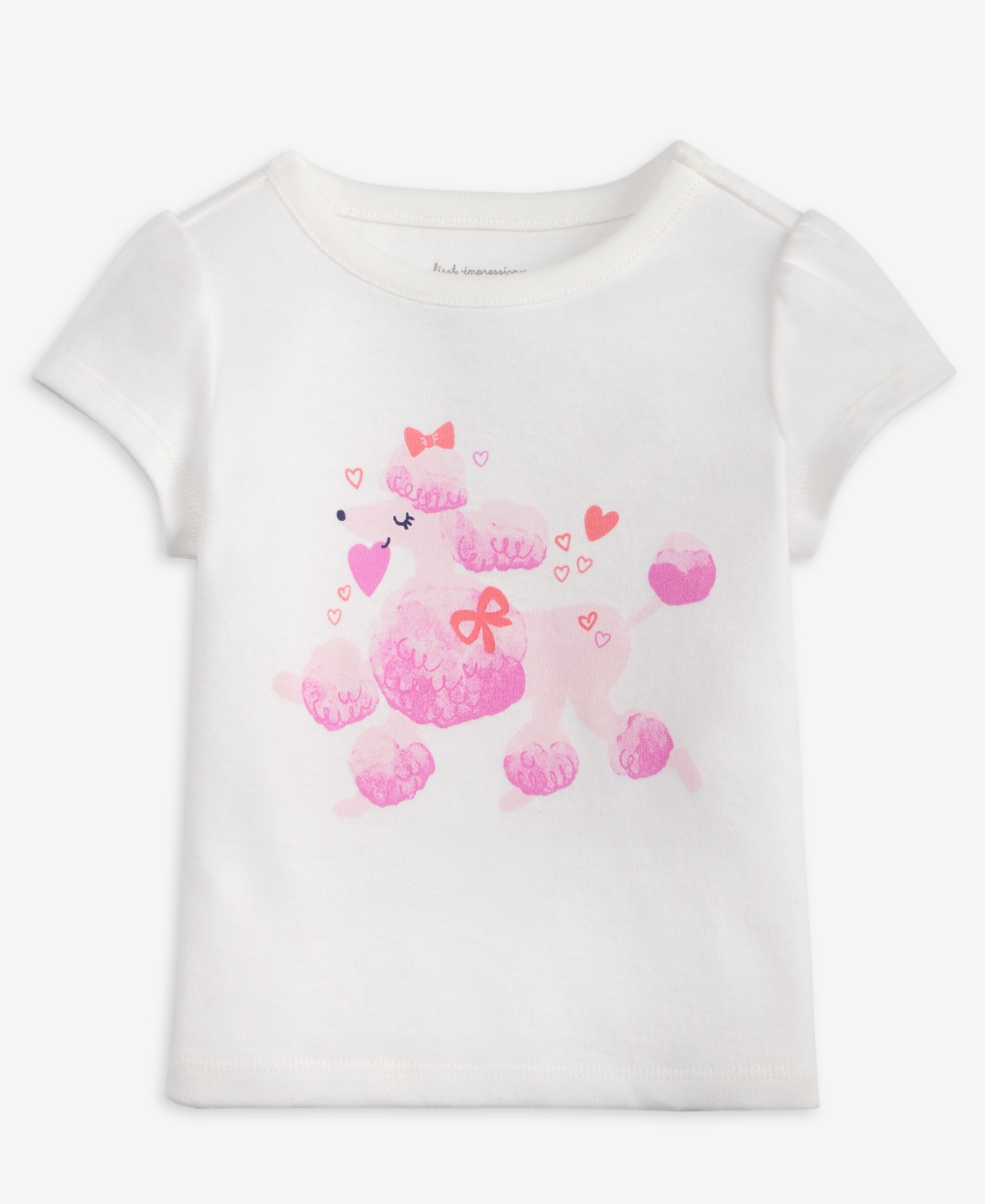 First Impressions Girls' Toddler 2T-4T Short-Sleeve Poodle T-Shirt, Macy's Exclusive