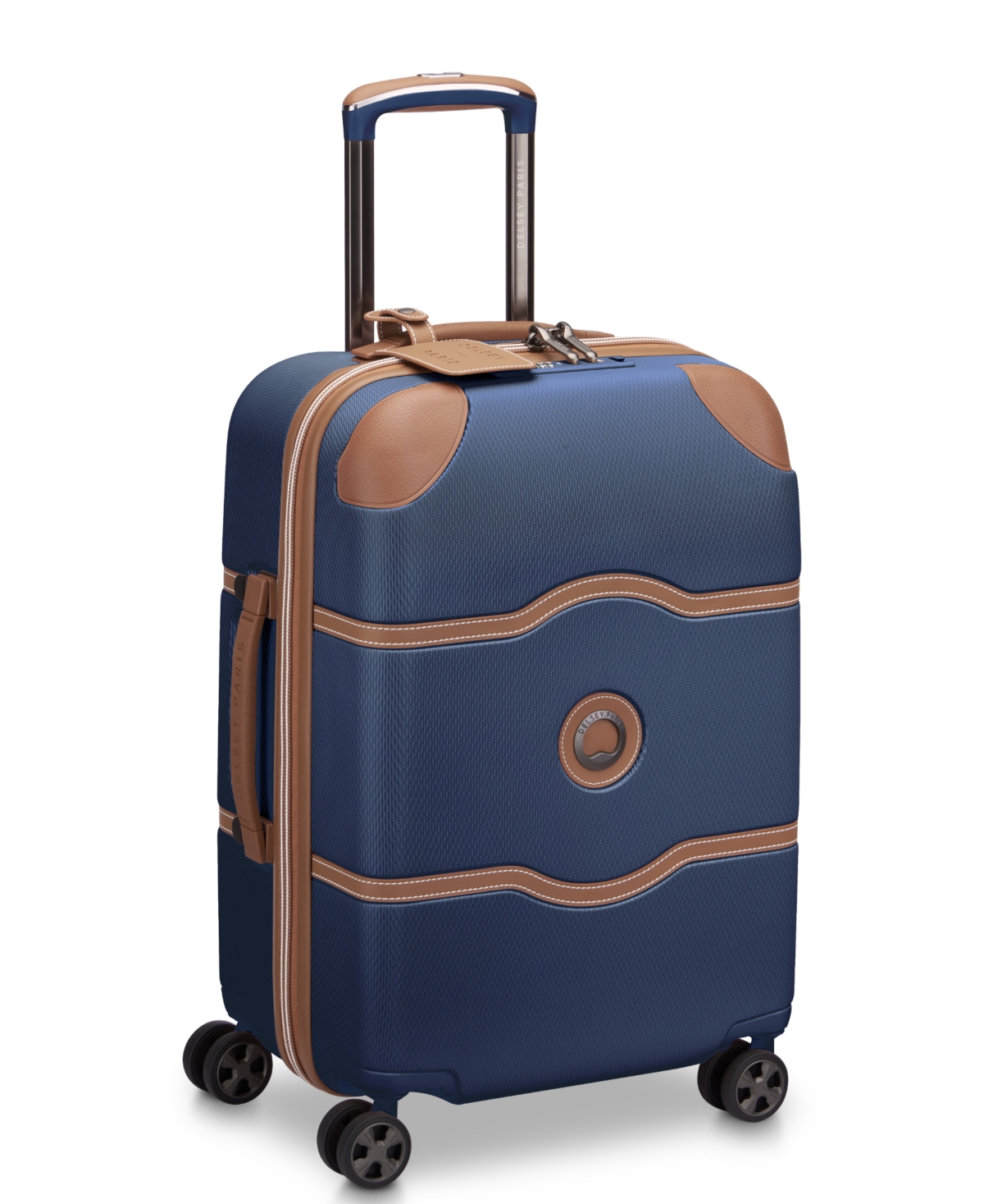 Delsey Paris Chatelet Air 2.0 Large Carry-on Spinner In Blue
