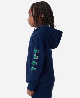 Boys' 8-20 Graphic Logo Print Full-Zip Hoodie