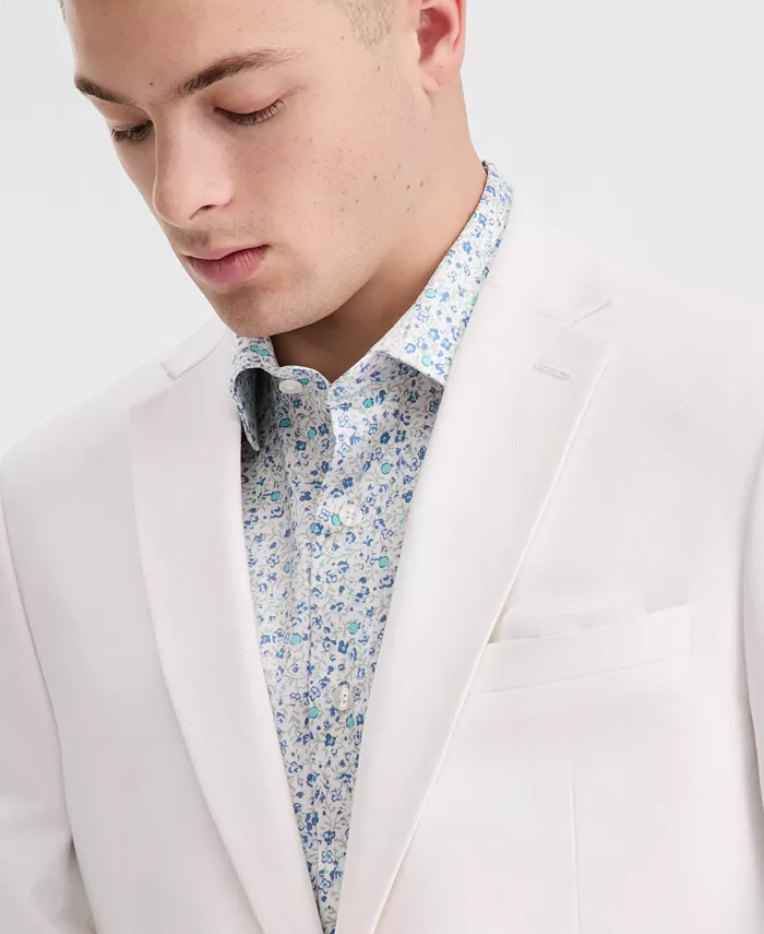 Men's Slim-Fit Linen-Blend Suit Separates Jacket - thumbnail 6