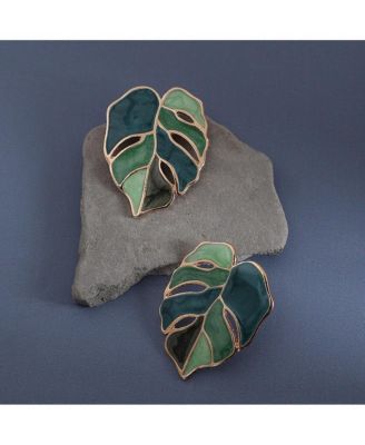 Leaf Stud Earrings