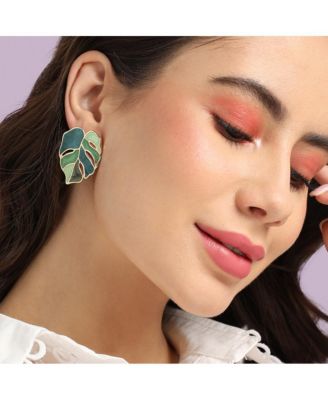 Leaf Stud Earrings