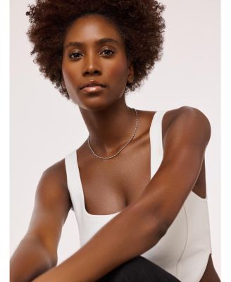 Ball Chain Necklace - Capri Silver