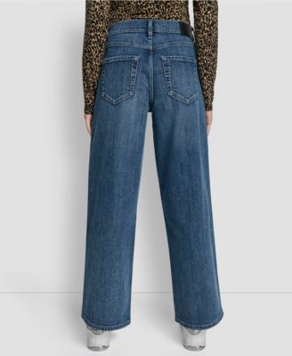 Women's High Rise Modern Wide Leg Jeans