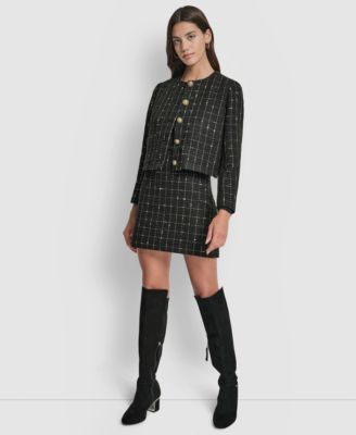 Women's Back Darts Mini Skirt