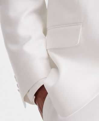 Men's Slim-Fit Satin Tuxedo Suit