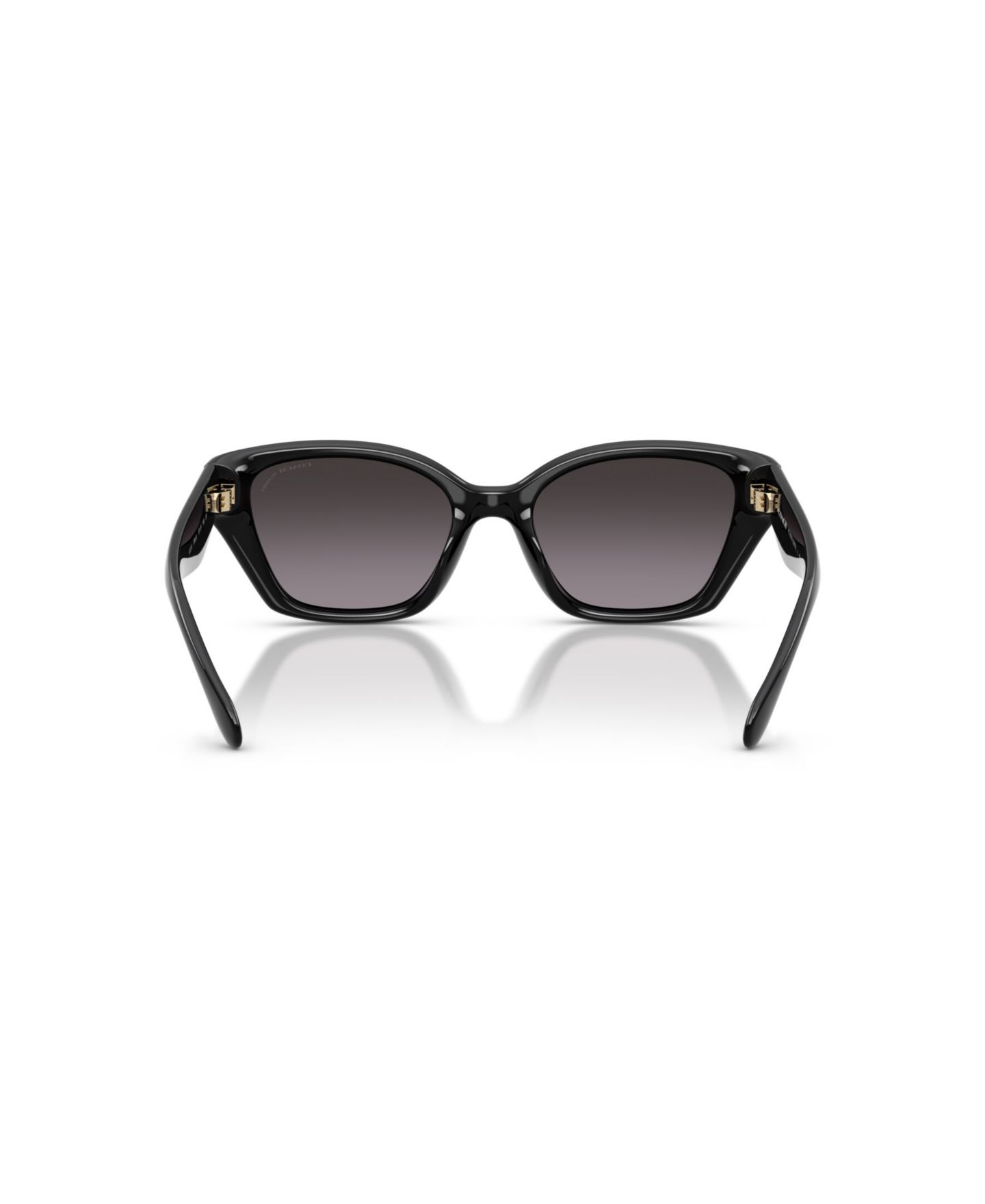 Женские солнцезащитные очки COACH Polarized Sunglasses, CBY91, цвет: Чёрный — фото 8