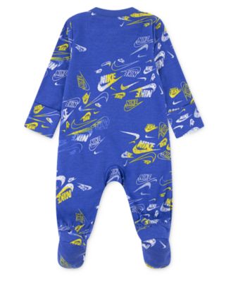 Baby Girls or Boys Printed Footed Coverall